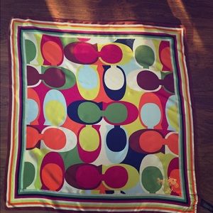 Beautiful Coach scarf!