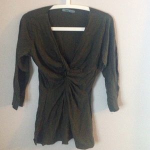 Green Chemise with Knot