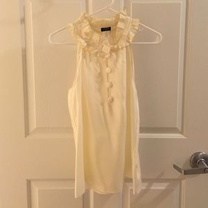 J. Crew silk ruffle collar blouse