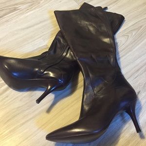 Cold Haan brown stiletto boots never worn