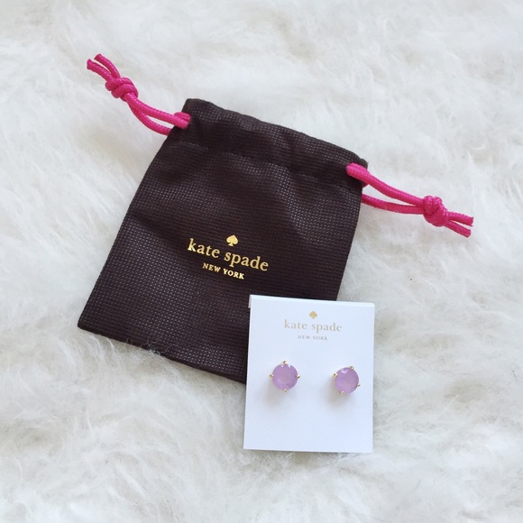 kate spade Jewelry - kate spade Gumdrop Stud-Lilac Bliss