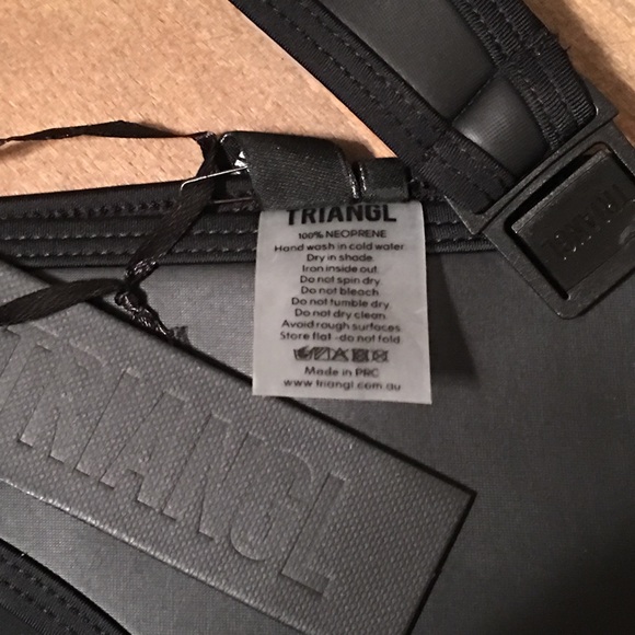 Triangl Milli Noir Neoprene Black Bikini Set - Picture 3 of 4