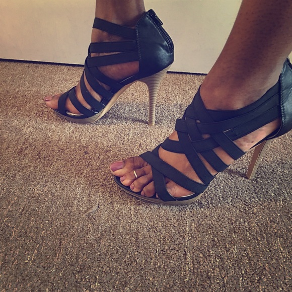 Strappy heels