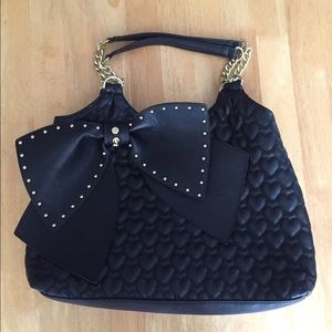 Beautiful Black Betsy Johnson Handbag