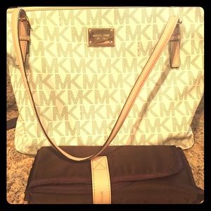 Michael Kors Jet Set travel logo diaper bag
