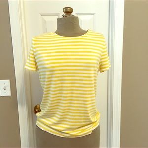 Talbots nautical striped tee