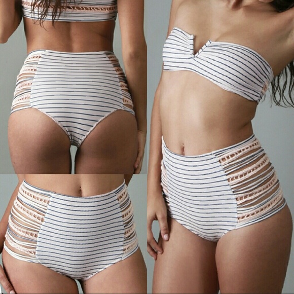 New acacia swimwear manila bottom cape cod stripes - Picture 2 of 4