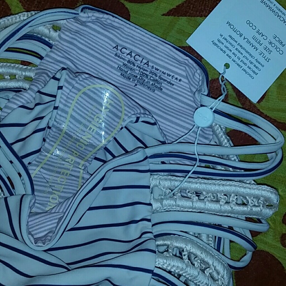 New acacia swimwear manila bottom cape cod stripes - Picture 4 of 4