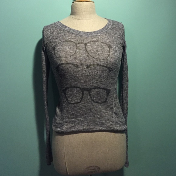 🎉Aeropostale Glasses Sweater