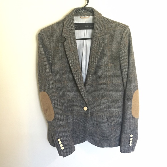 Zara Houndstooth Blazer