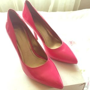 BCBG hot pink heels