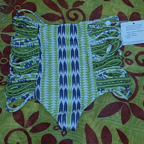 New acacia swimwear arrow manila bottom arrows NWT - Picture 3 of 4