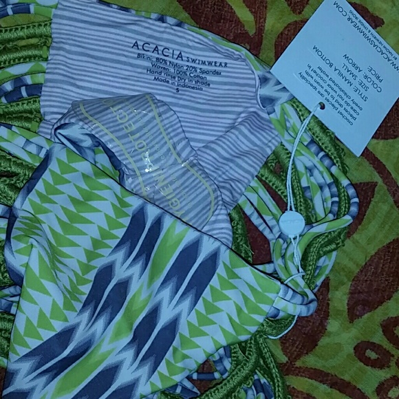 New acacia swimwear arrow manila bottom arrows NWT - Picture 4 of 4