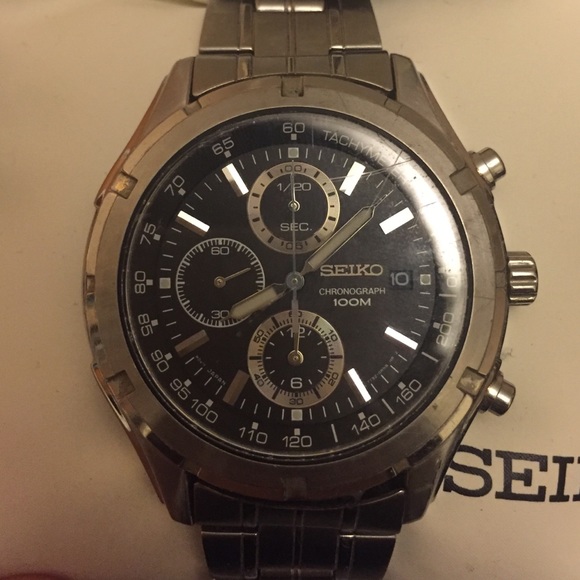 Silver seiko men's watch - Picture 2 of 2