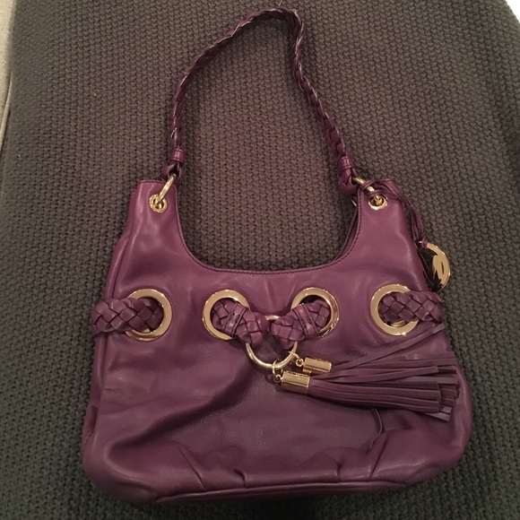 Purple Michael kors hobo purse. - Picture 3 of 4