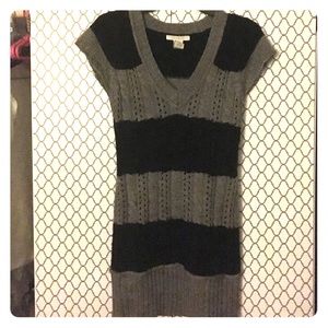 Charlotte Russe Black/ Grey Wool Dress