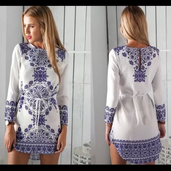 Long sleeve classy dress