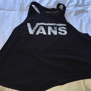 black vans tank top