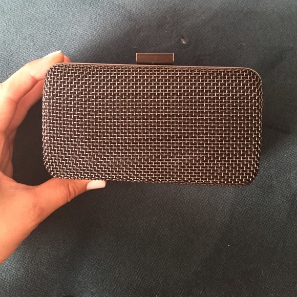 Gunmetal, metal minaudière