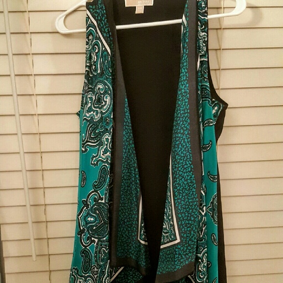 M.Korz *Silk Bandana Santeen Print Kimono* - Picture 3 of 3