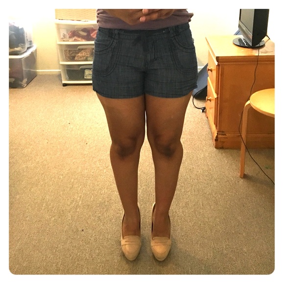 Denim shorts