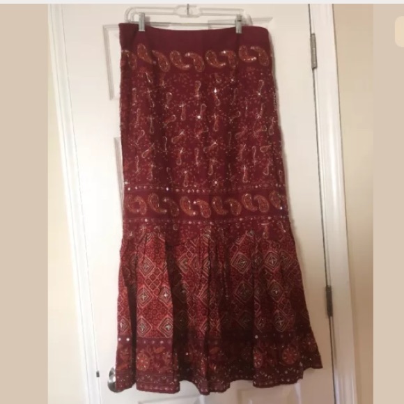 SALE🎉🎉Free People Magic Beaded Maxi Skirt - Picture 2 of 4