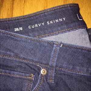 LOFT curvy skinny jeans