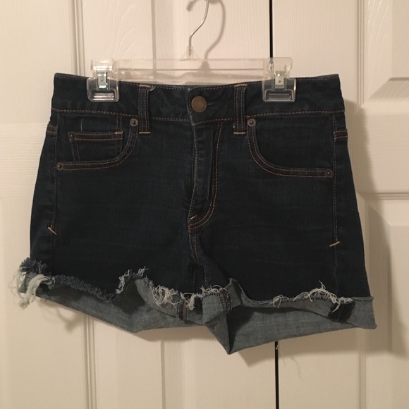 ❌ SOLD - Dark Wash High Wasted Shorts