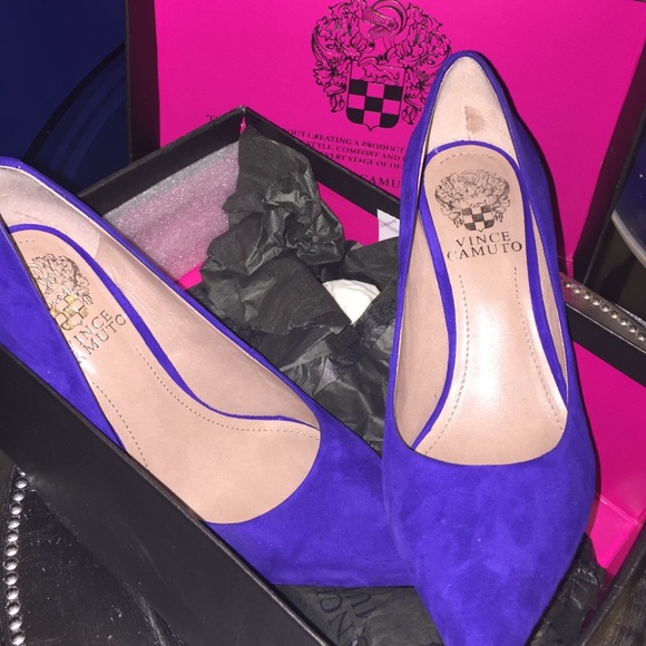 Gently Used VINCE CAMUTO Majestic Purple Heels