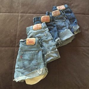 4 pack of Levi's shorts