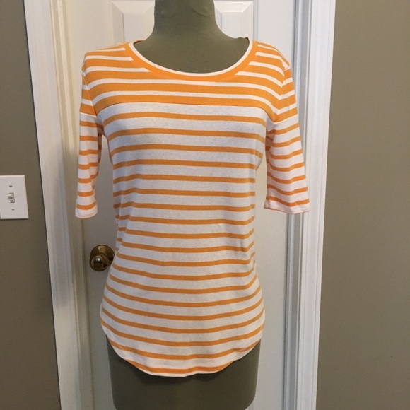 Banana Republic knit top in summer stripes