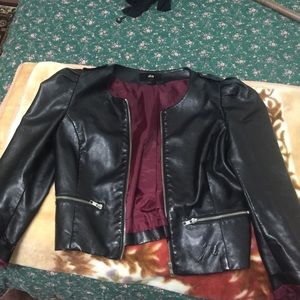 Leather jacket