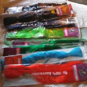 Multi Colored Fake Hair- $8 each