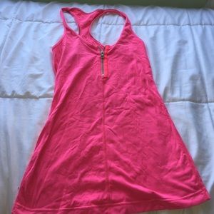 pink Lululemon workout top