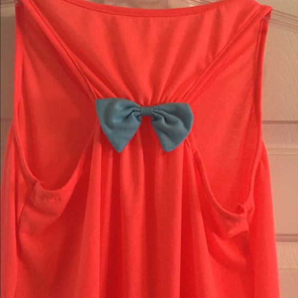 STRIKING ORANGE AND TEAL TANK TOPS🏵🏵⚓️🏵⚓️🏵⚓️🏵 - Picture 3 of 4