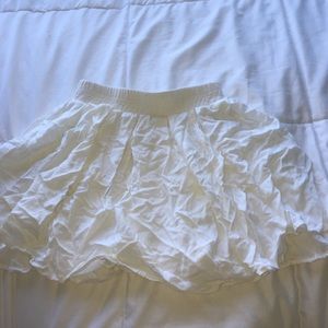 white brandy melville heather skirt