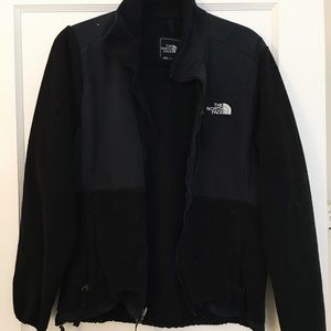 North Face Black Fleece Zip Up