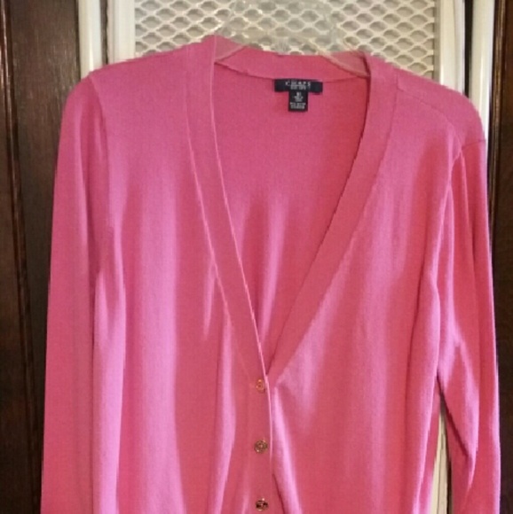 Pink cardigan