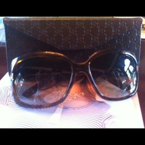 ‼️🆕Brand New Gucci Tortoise Dk Brown Sunglasses