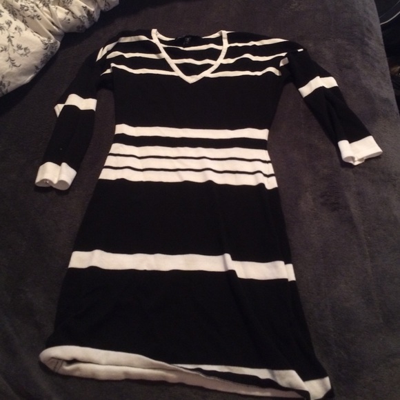 Black and white dress!