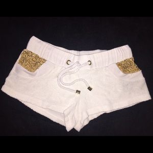 🐰Beach Bunny Terry sequined shorts