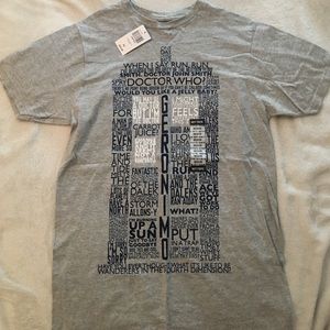 Grey and Blue Doctor Who T-Shirt by Hot Topic