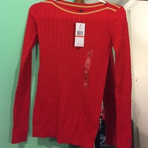 Brand new Tommy Hilfiger Red long sleeve