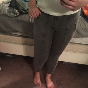 Army green jeans