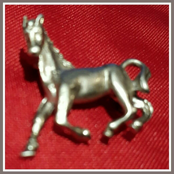 Silvertone Horse Brooch/Pin, Vintage, EUC - Picture 4 of 6