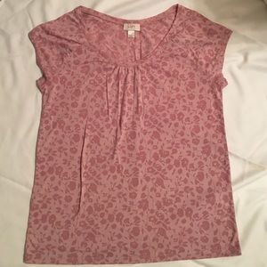Ann Taylor Loft Pink Tee