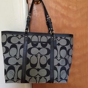 Vintage Coach tote bag