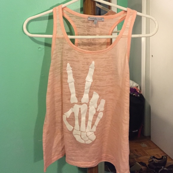 Charlotte Russe racerback tank top