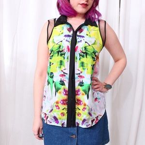 Prabal Gurung for Target Tops - HALF OFF SALE | Tropical Print Prabal Blouse Prabal Gurung for Target Tops - HALF OFF SALE | Tropical Print Prabal Blouse
