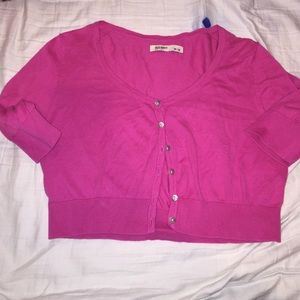 Medium crop cardigan